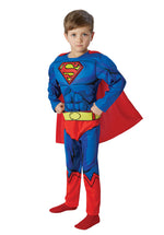 Deluxe Boys Superman Comic Book Style Kids Fancy Dress