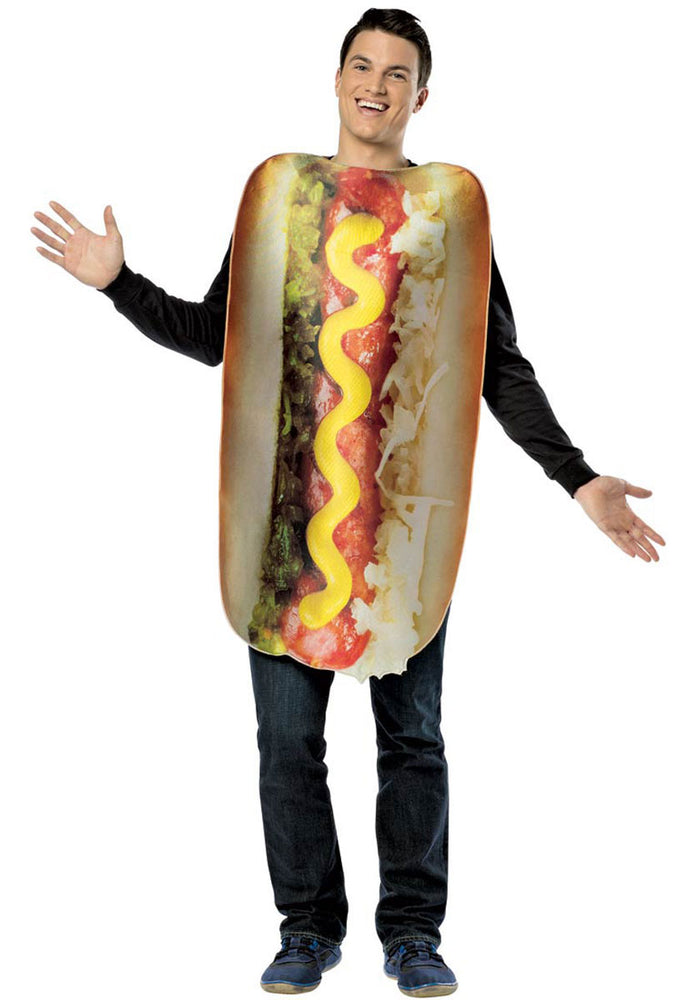 Adult Hot Dog Costume, Get Real Fancy Dress Collection