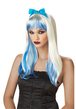 Enchanted Tresses Wig, Blonde and Ice Blue