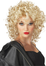 Cropped Blonde 80's Bad Girl Wig