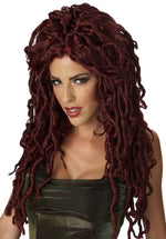 Dark Red Medusa Wig