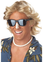 1970s Blonde Feathered Hair Wig