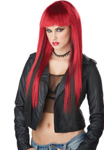 Chopstix Wig, Red and Black