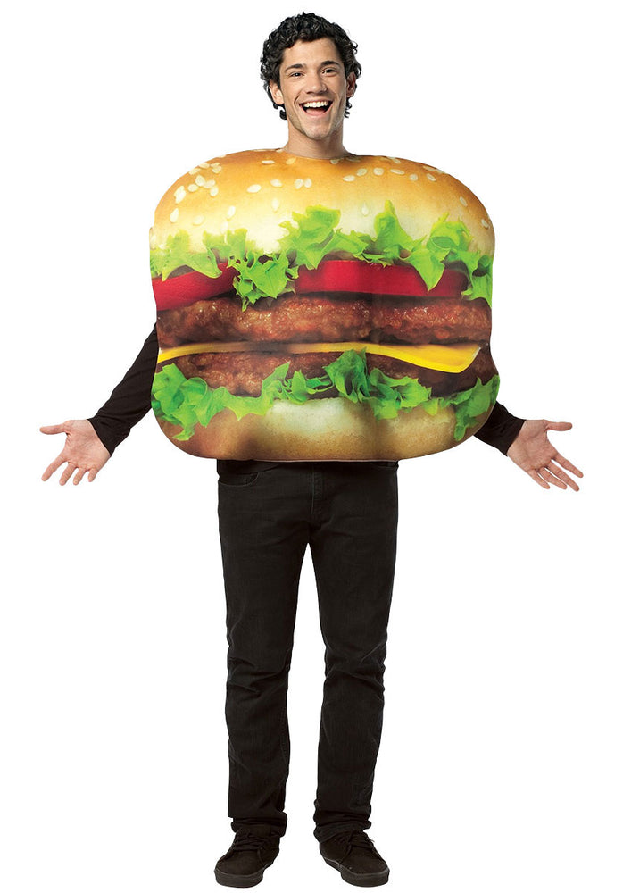 Get Real Cheeseburger Costume, Food Fancy Dress