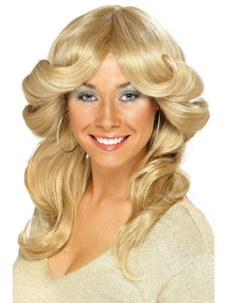 70s Flick Wig - Blonde