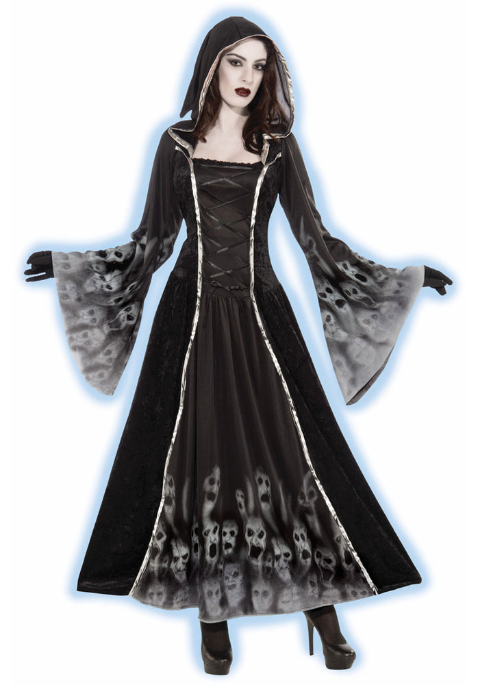 Forsaken Souls Costume, Ghost/Vampire Ladies Fancy Dress