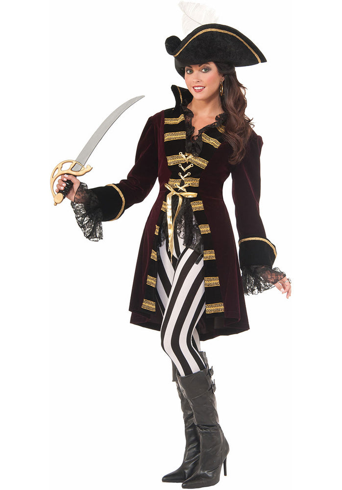 Captain Female Admiral Pirate Fancy Dress