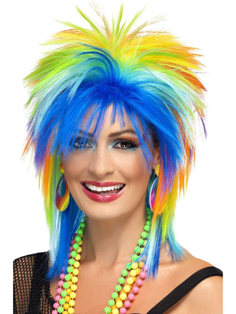 80s Rainbow Punk Wig41406