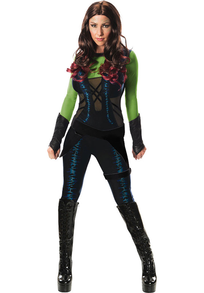 Adult Gamora Costume, Guardians of the Galaxy