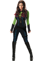 Adult Gamora Costume, Guardians of the Galaxy