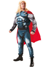 Official Thor Mens Deluxe Fancy Dress Costume