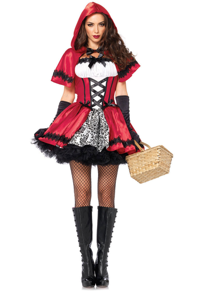 Gothic Red Riding Hood Costume by Leg Avenue