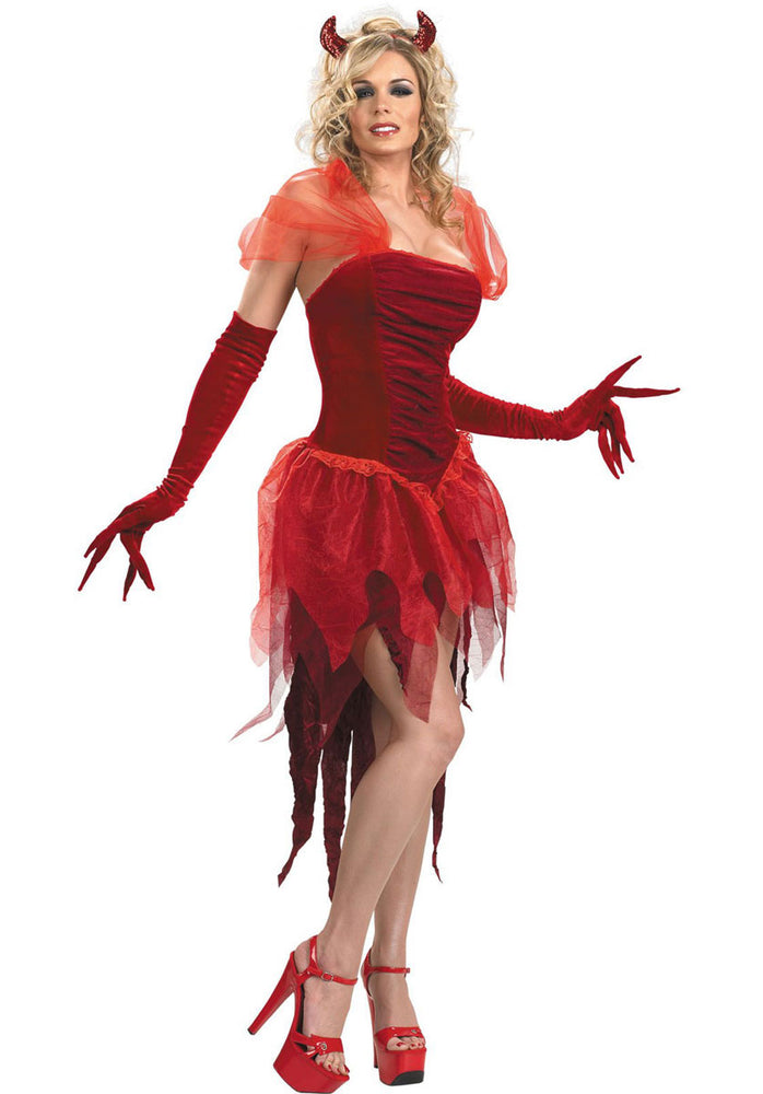 Demonia Red Velvery Costume