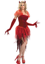Demonia Red Velvery Costume