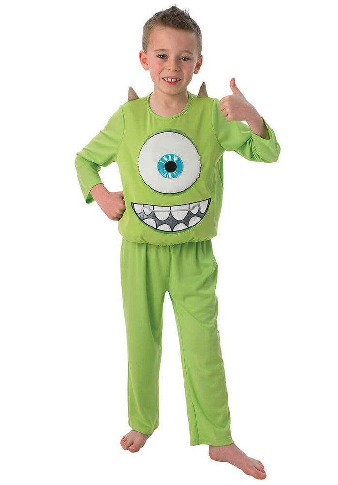 Child Mike Costume, Deluxe Monsters University Fancy Dress