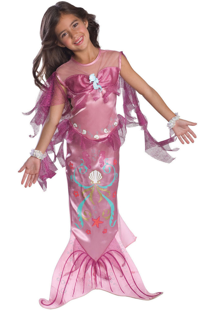 Pink Mermaid Costume - Child, Girls Mermaid Costume Pink