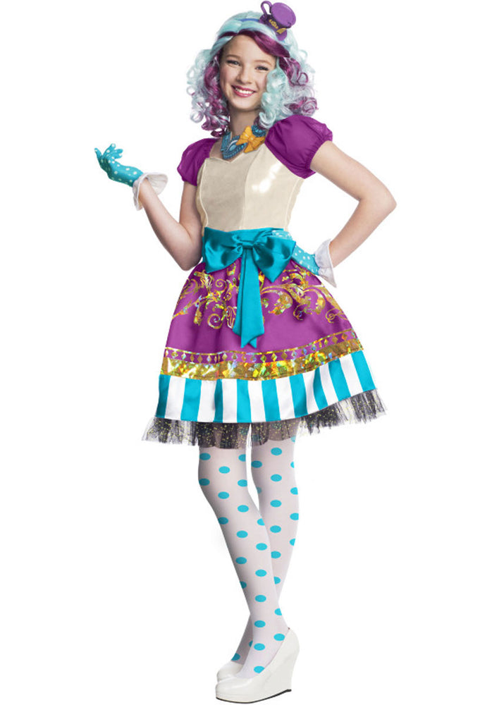 Madeline Hatter Costume - Ever After High, Child Fancy Dress