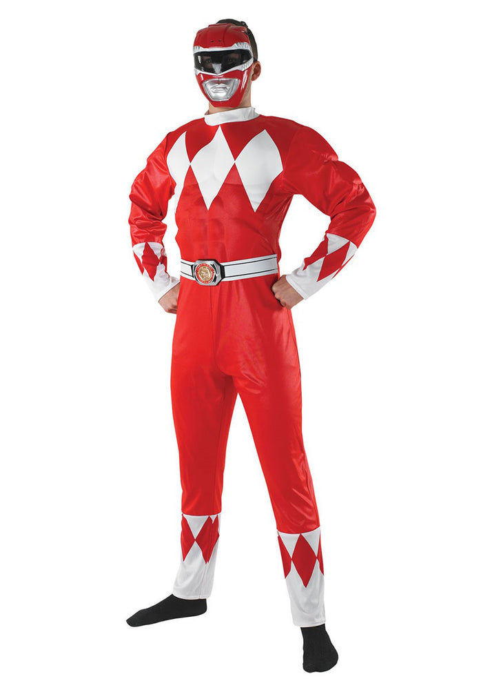 Adult Mighty Morphin Red Rangers Costume