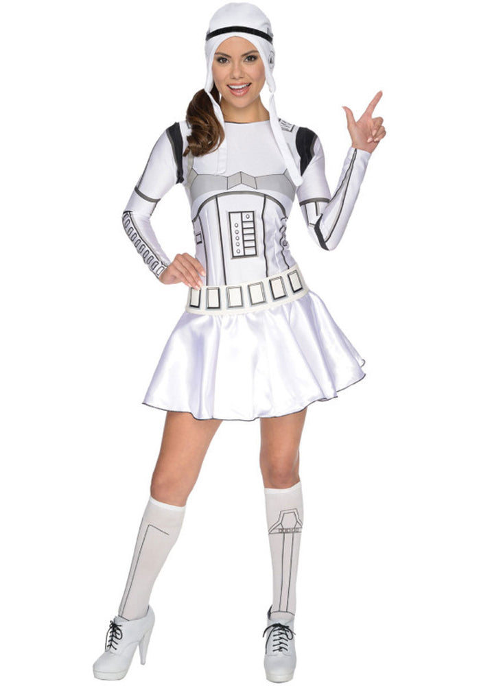 Female Stormtrooper Costume, Star Wars Fancy Dress for Women