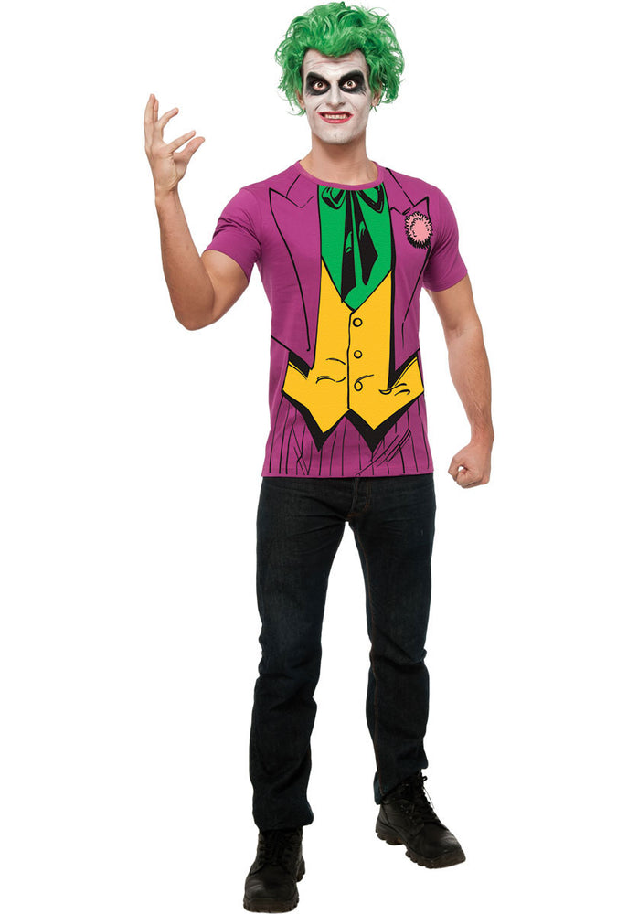 Joker Shirt and Wig Costume Kit