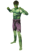 Adult Hulk Costume - Deluxe Marvel Fancy Dress
