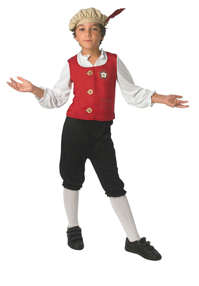 Kids Tudor Boy Costume, World Book Day Fancy Dress