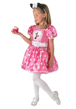 Kids Minnie Mouse Cupcake Costume Deluxe in Pink