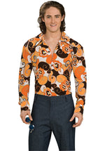 70s Groovy Feeling Shirt - Orange