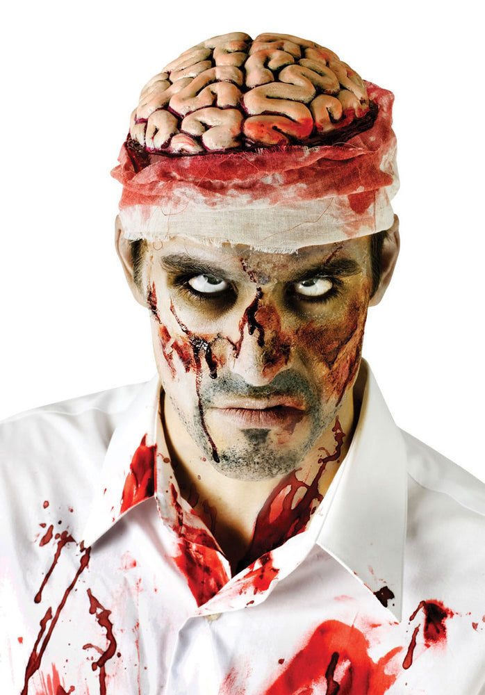Bloody Brain Headpiece, Gory Fancy Dress Accessory