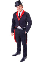 Black Adult Tailcoat for Men Novelty Fancy Dress