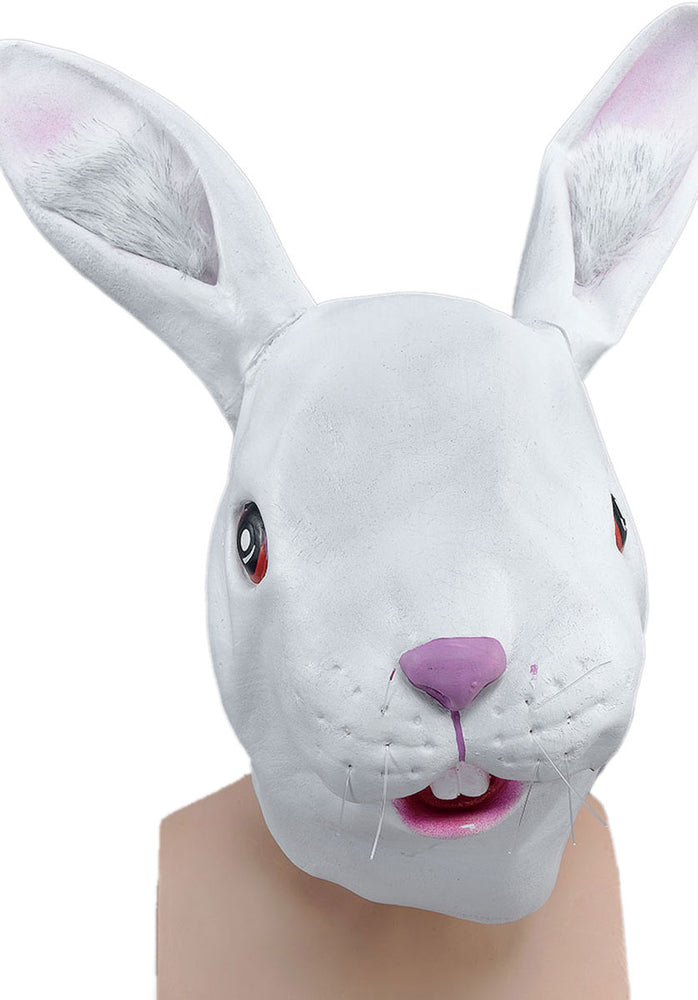 Adult Rabbit Mask, Full Head and made of Rubber