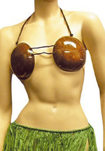 Coconut Bra, Bikini accessories for hawaiian themed party