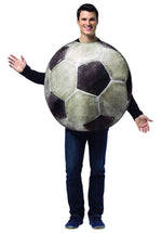 Adult Get Real Soccer Ball Costume, Football Ball Costume