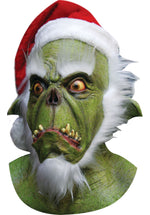 Green Santa Horror Mask, Halloween Mask