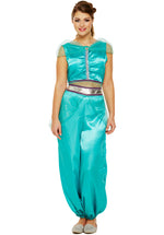 Ladies Arabian Princess Jumpsuit Costume