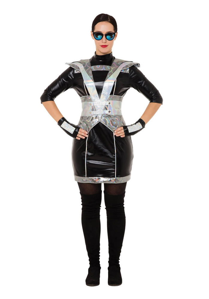 Futuristic Police Lady Costume