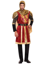 Crusader Costume-Red and Gold