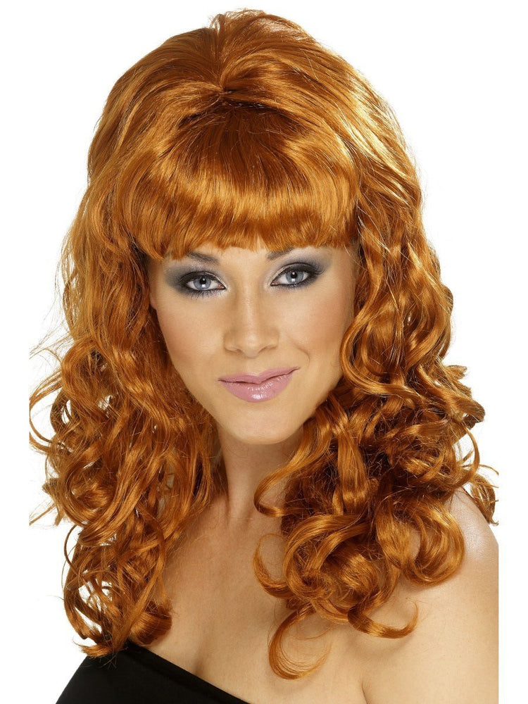 Smiffys Beehive Beauty Wig, Aubern - 42061