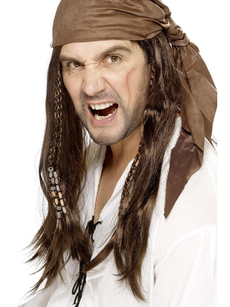 Smiffys Buccaneer Pirate Wig - 42074