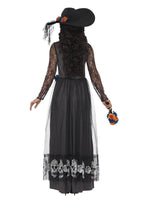 Day of the Dead Skeleton Bride Costume, Black44944