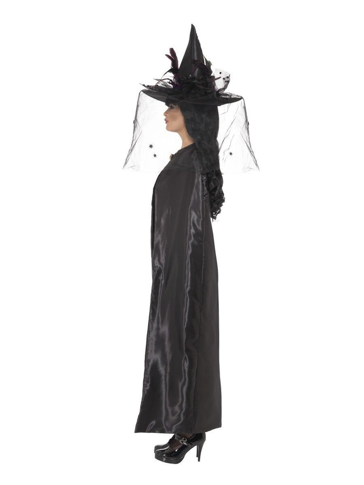 Deluxe Black Witch Cape