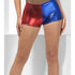 Fever Miss Jester Whiplash Shorts, Red & Blue48348