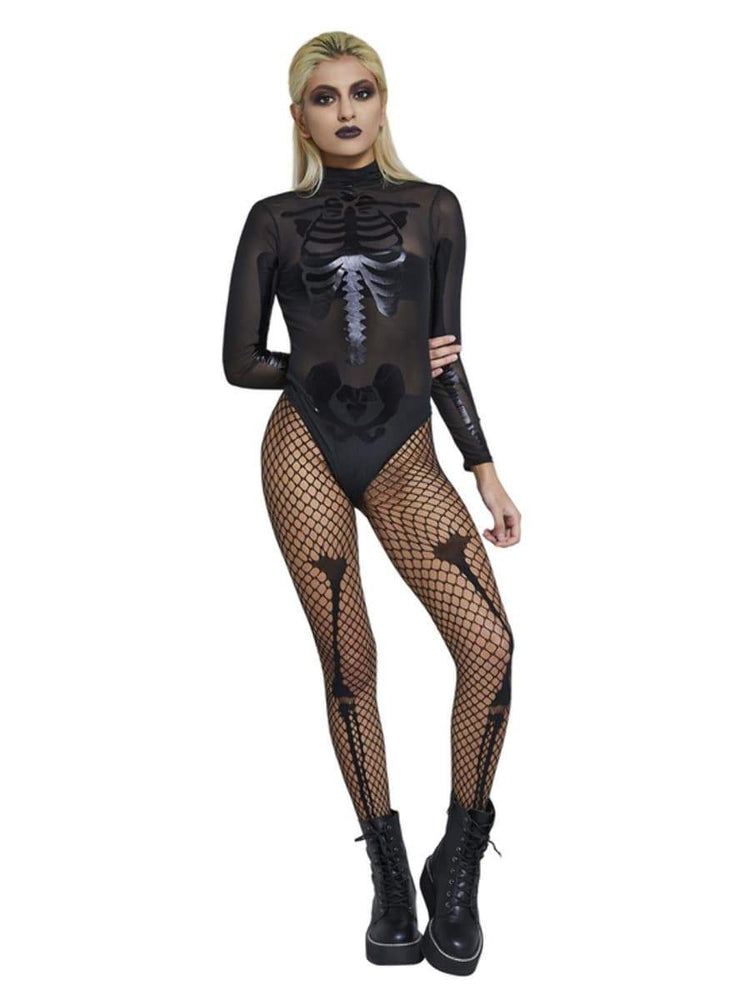 Fever Sheer Skeleton Costume52185