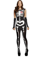 Sexy Ladies Skeleton Costume