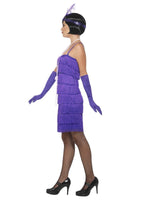 Flapper Costume, Purple, with Short Dress45500