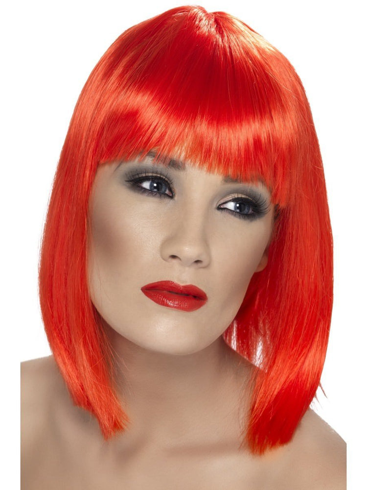 Glam Wig, Neon Red42142