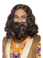 Smiffys Hippie/Jesus Wig & Beard Set - 43069