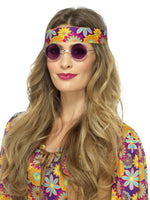 Smiffys Hippie Specs, Purple - 43059