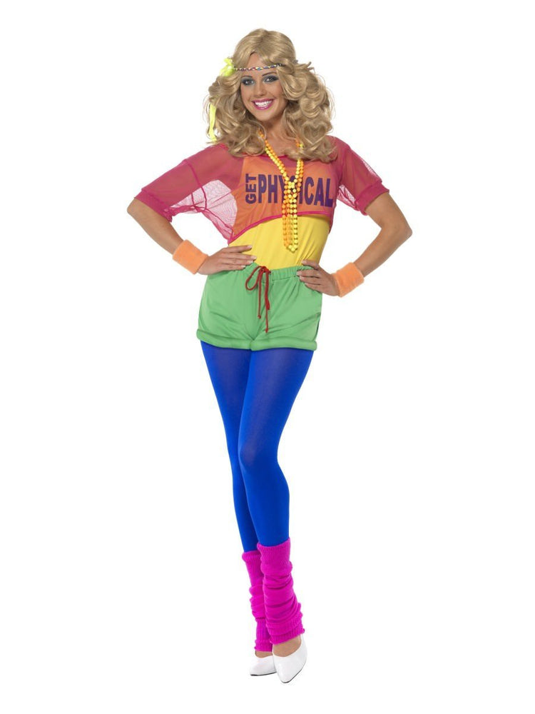 Smiffys Let's Get Physical Girl Costume - 39465