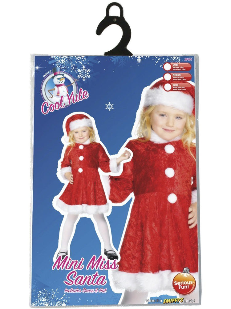 Santa Girls Child Costume